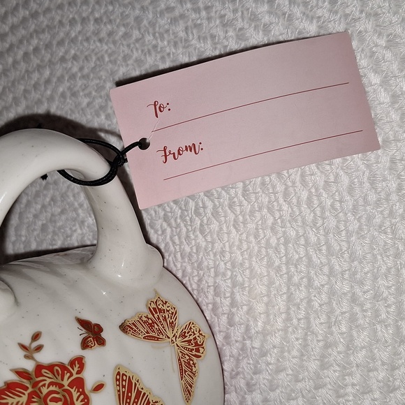 🦋 Sheffield Home Mug - Metallic Gold & Red Butterflies & Roses 🌹 - Picture 7 of 9